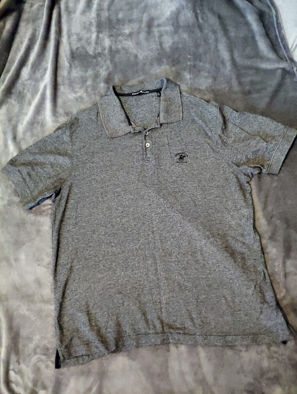 Beverly Hills Polo * Size XL * Gray * 3 Buttons